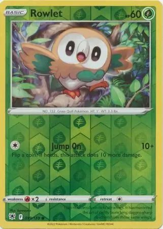 Astral Radiance Rowlet #19/189 reverse holo